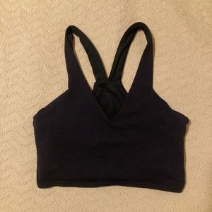 Alo Yoga Crop Top Bra in Black